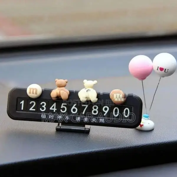 Temporary Car Parking Phone Number Plate