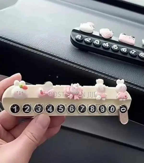 Temporary Car Parking Phone Number Plate