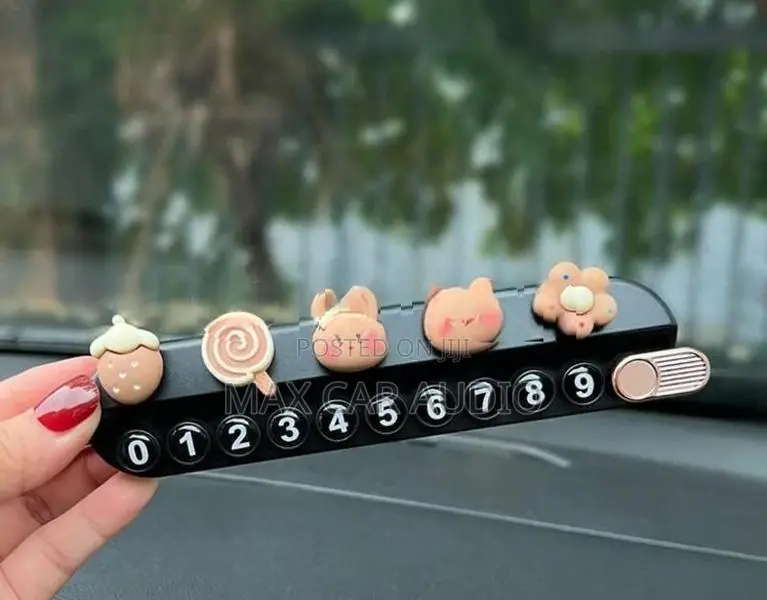 Temporary Car Parking Phone Number Plate