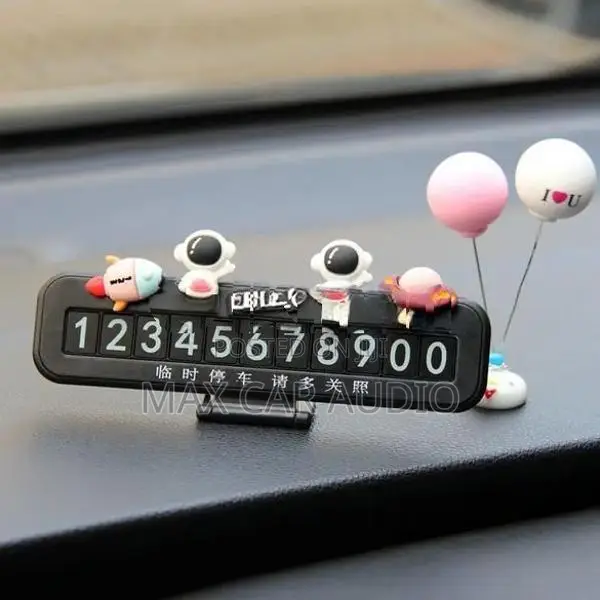 Temporary Car Parking Phone Number Plate
