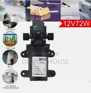 Industrial Water Pump High Pressure 12v 75W Psi 130 / Diaphragm new .