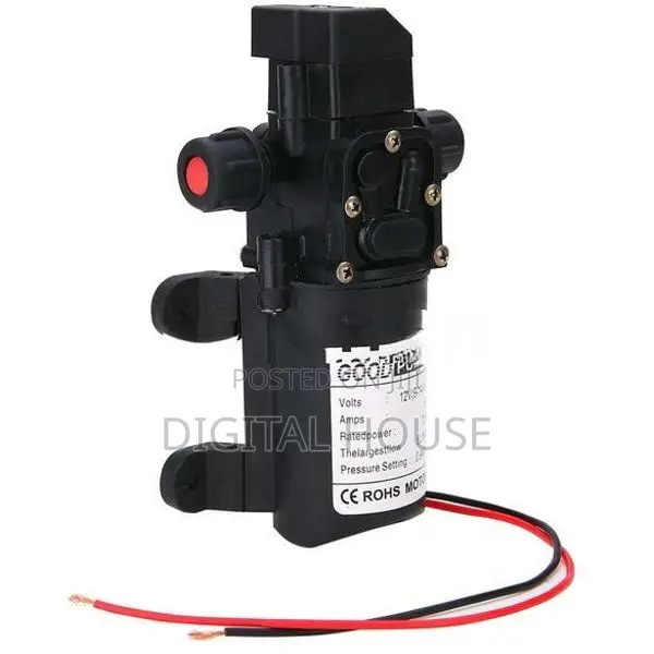Industrial Water Pump High Pressure 12v 75W Psi 130 / Diaphragm new .
