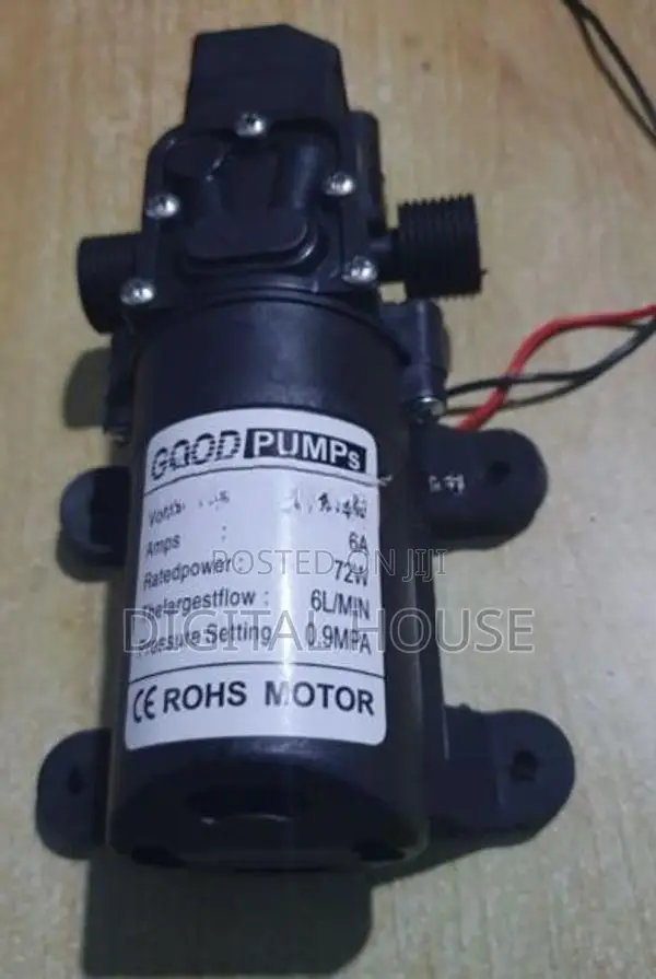 Industrial Water Pump High Pressure 12v 75W Psi 130 / Diaphragm new .