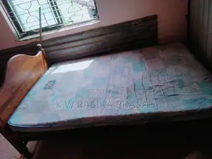 Wooden Teak Bed Piyestra Cool Foam Mattress