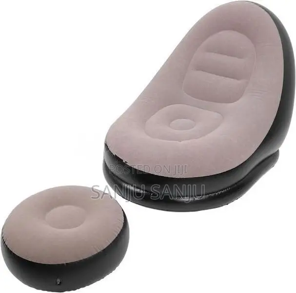 Inflatable Air Sofa with Foot Rest