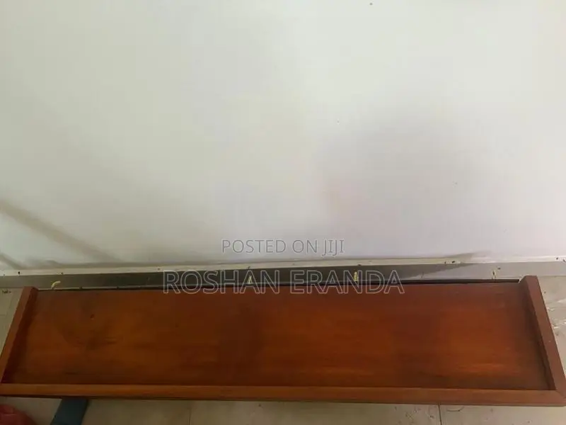 Teak Wood Wall Racks With Modern Concealed Brackets