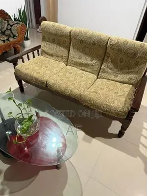 Wooden Cushion Sofa Set