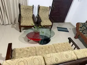 Wooden Cushion Sofa Set