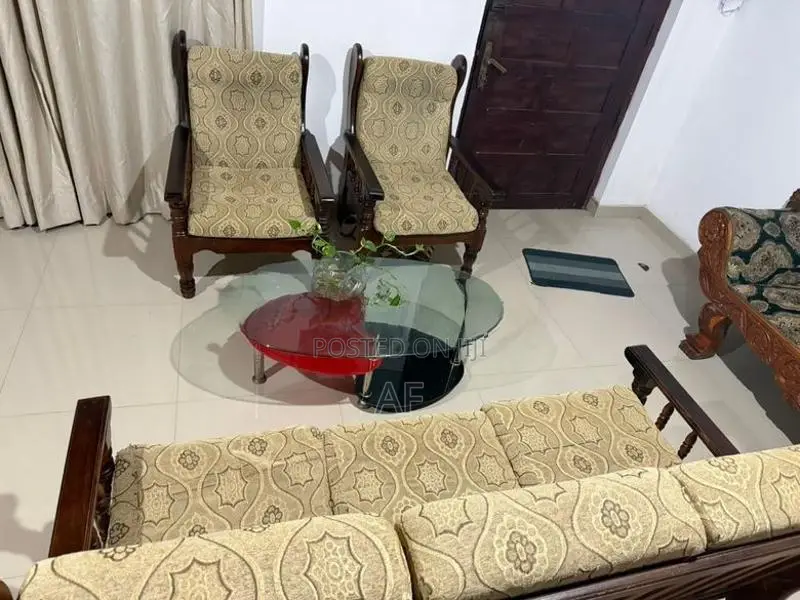 Wooden Cushion Sofa Set