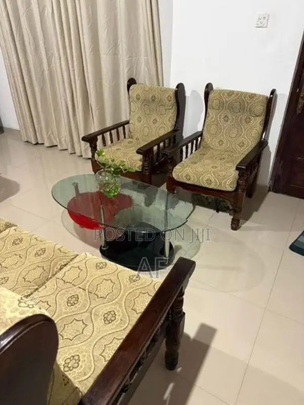 Wooden Cushion Sofa Set