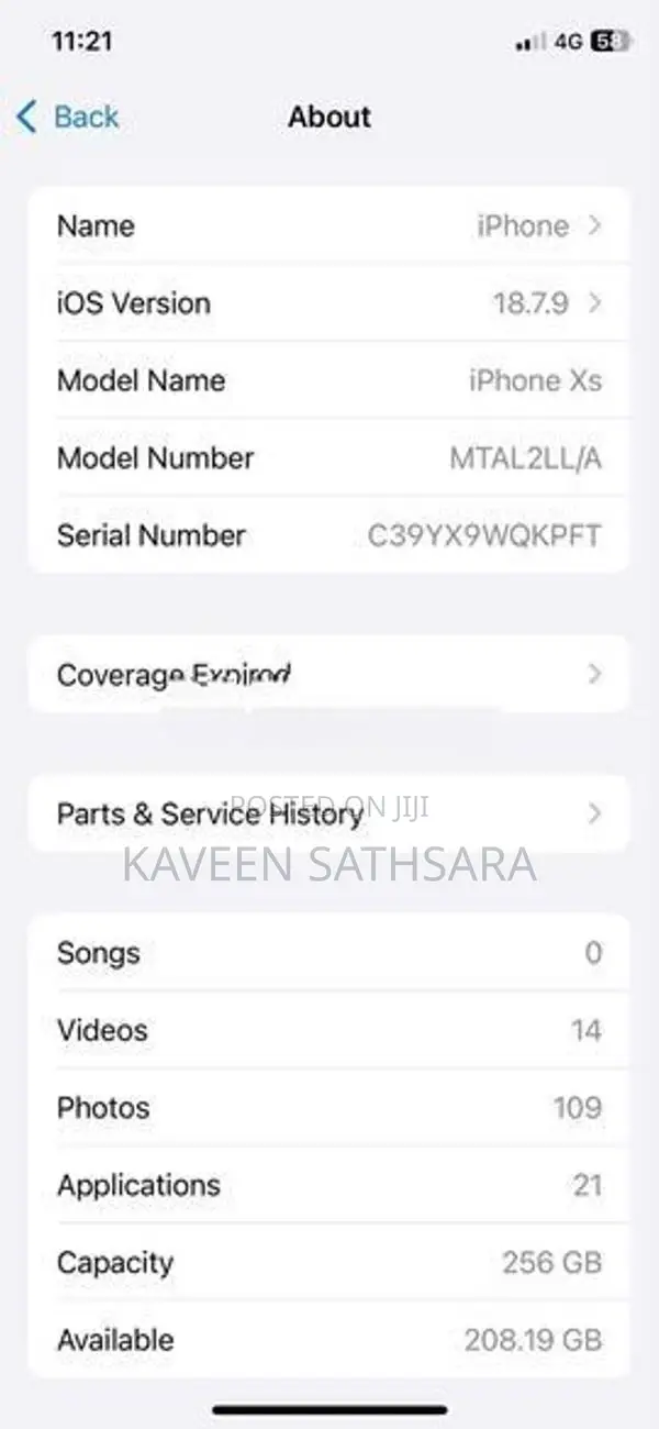 Apple iPhone XS (Used)