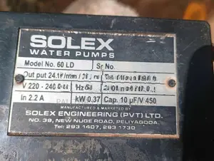 0.5 Water Pumps Dekak