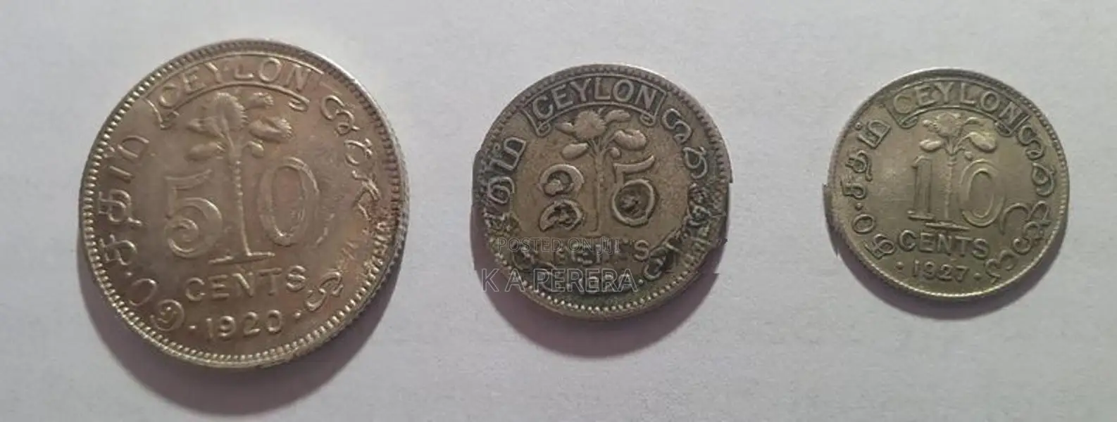 Ceylon Silver Coins