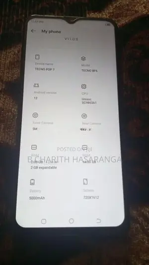 Tecno Pop 7 (Used)