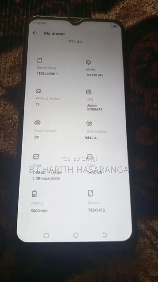Tecno Pop 7 (Used)