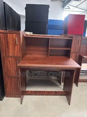 Melamine Study Table 3x2ft With 3 Cupboards