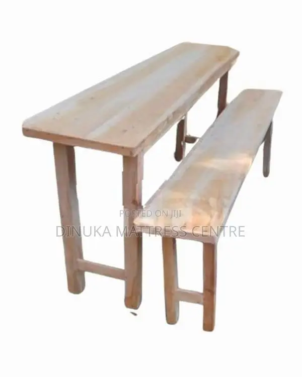 Mahogany Table With Bench