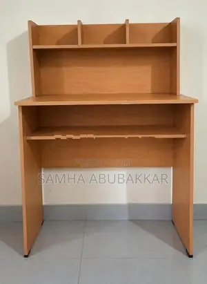 Melamine Study Table With Storage