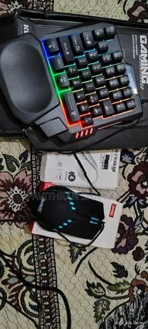 Gaming Single Handed Keyboard with Mouse