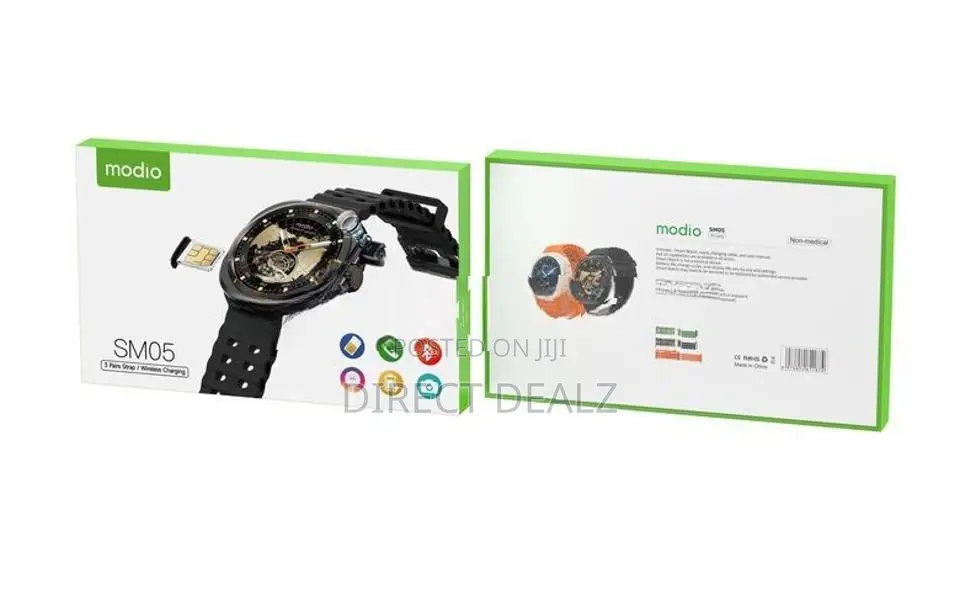 Modio SM05 Super AMOLED Smart Watch with HD Calling