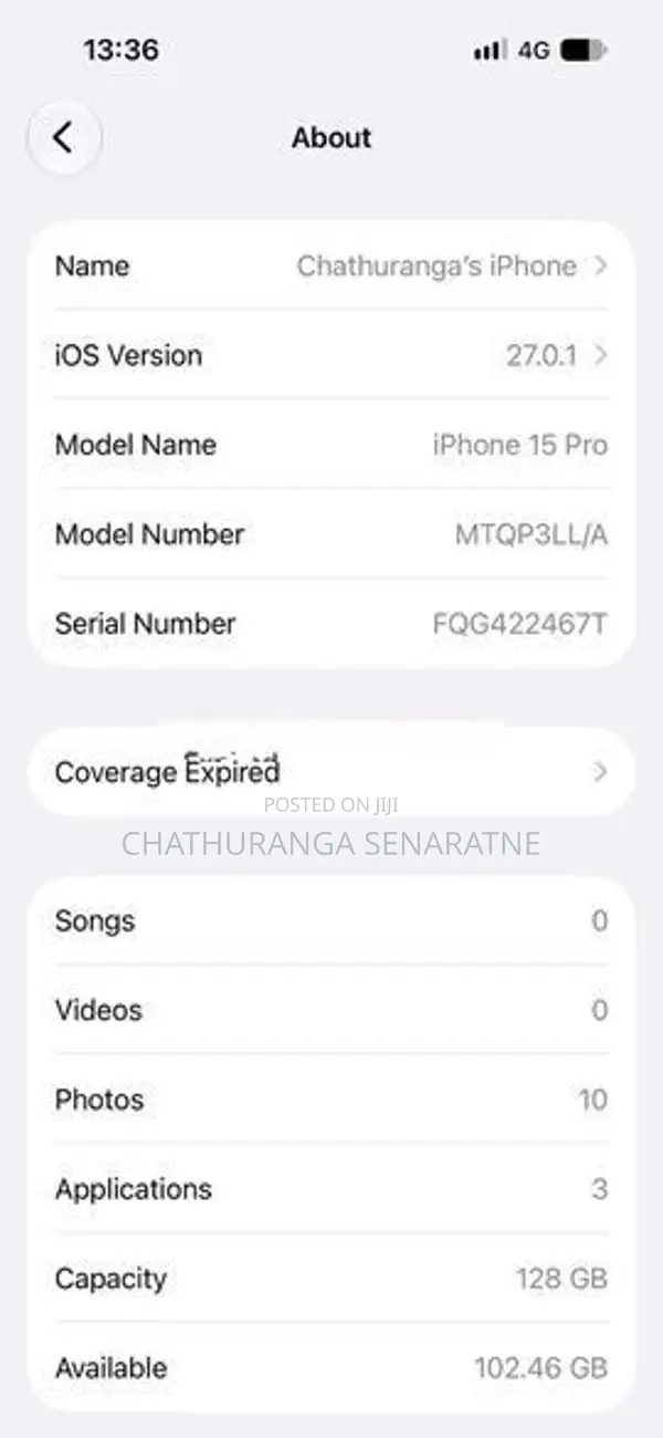 Apple iPhone 15 Pro (Used)