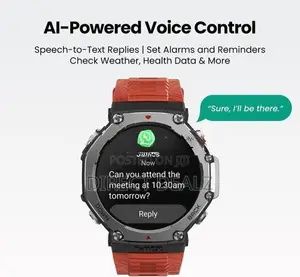 Amazfit T-Rex 3 Rugged GPS Smart Watch - Black
