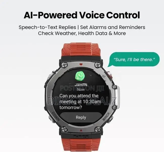 Amazfit T-Rex 3 Rugged GPS Smart Watch - Black