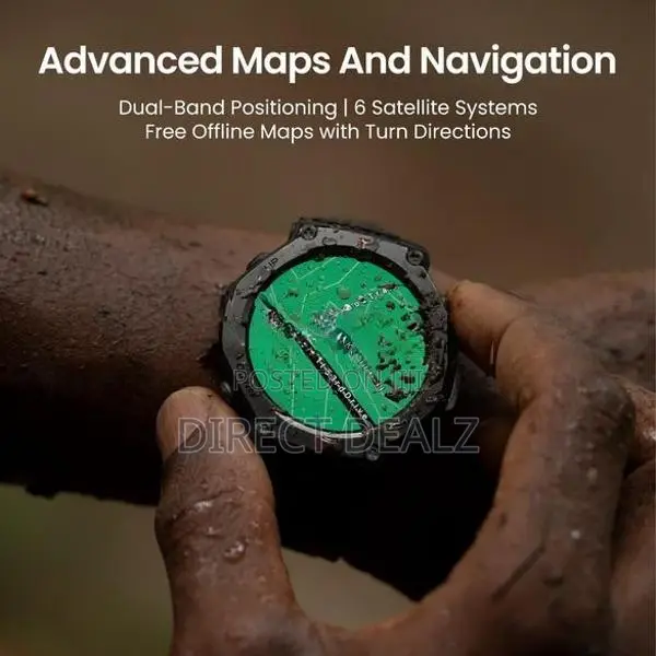 Amazfit T-Rex 3 Rugged GPS Smart Watch - Black