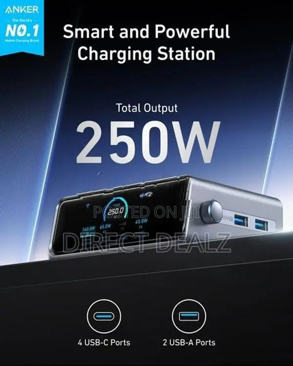 Anker Prime Charger 250W 6 Ports GaNPrime - A2345