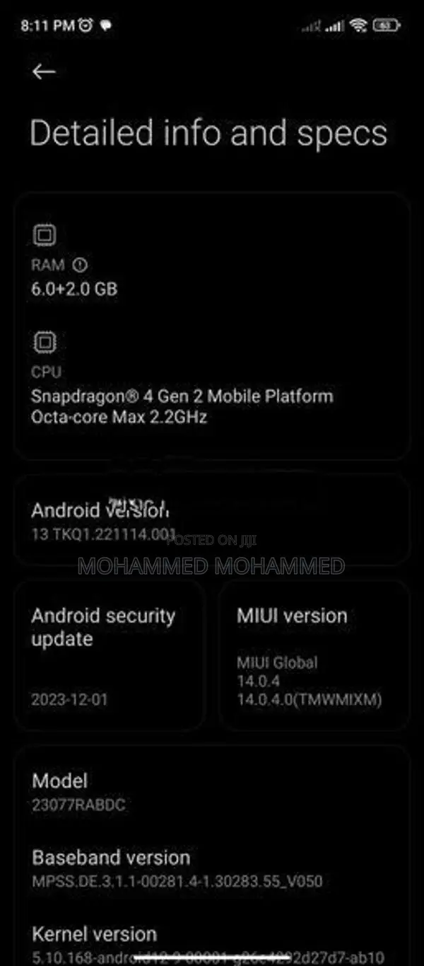 Xiaomi Redmi 12 (Used)