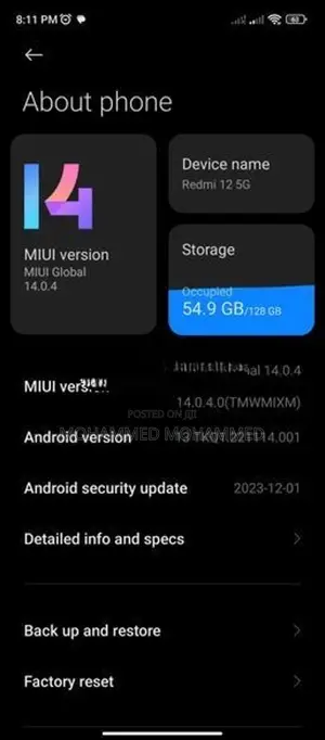 Xiaomi Redmi 12 (Used)