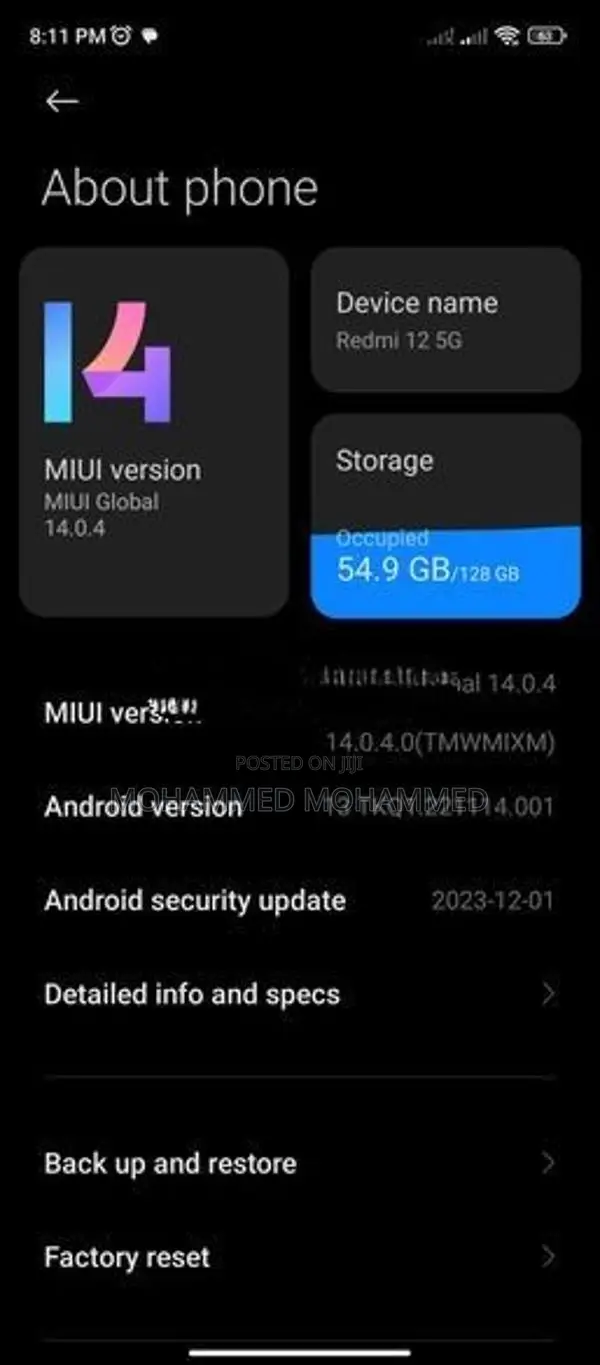 Xiaomi Redmi 12 (Used)