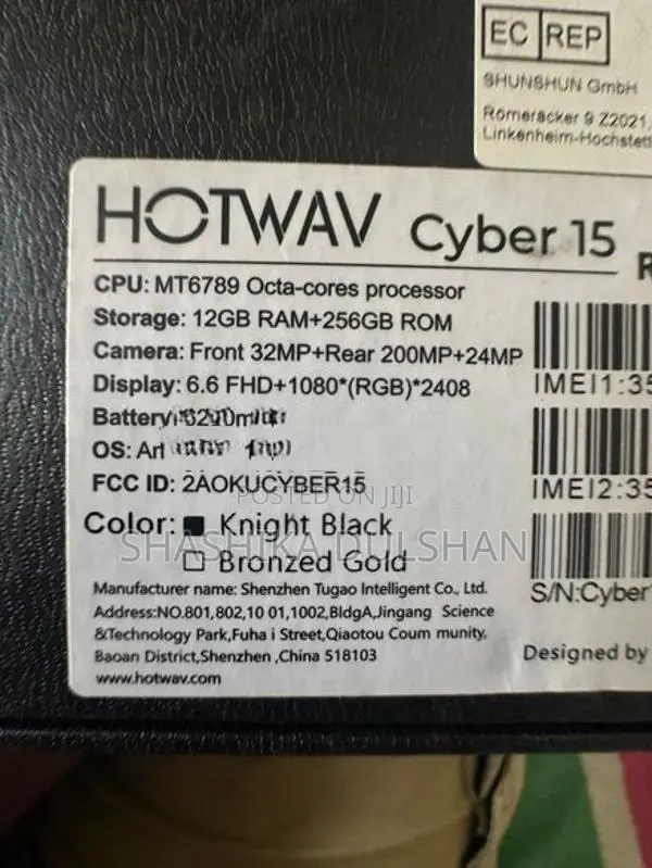 Hotwav Cyber 15 (Used)