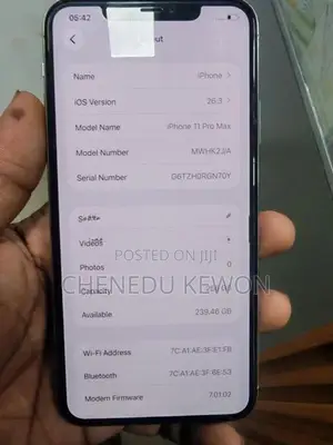 Apple iPhone 11 Pro Max 256GB (Used)
