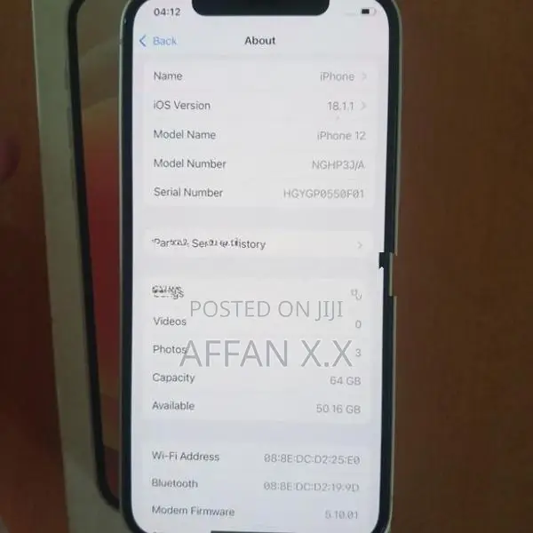 Apple iPhone 12 (Used)