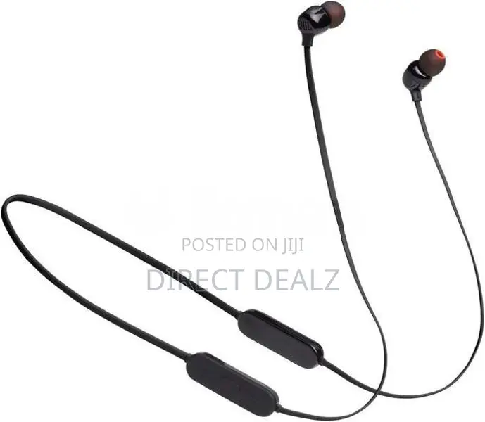 JBL Tune 125BT Wireless Bluetooth in-Ear Earphones - Black & White
