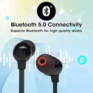 JBL Tune 125BT Wireless Bluetooth in-Ear Earphones - Black & White
