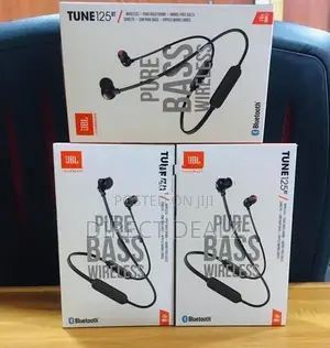 JBL Tune 125BT Wireless Bluetooth in-Ear Earphones - Black & White