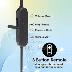 JBL Tune 125BT Wireless Bluetooth in-Ear Earphones - Black & White