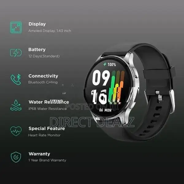 Amazfit Pop 3R Smart Watch with Bluetooth Calling