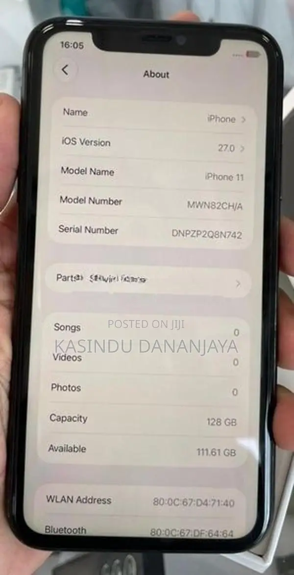 Apple iPhone 11 IP (Used)
