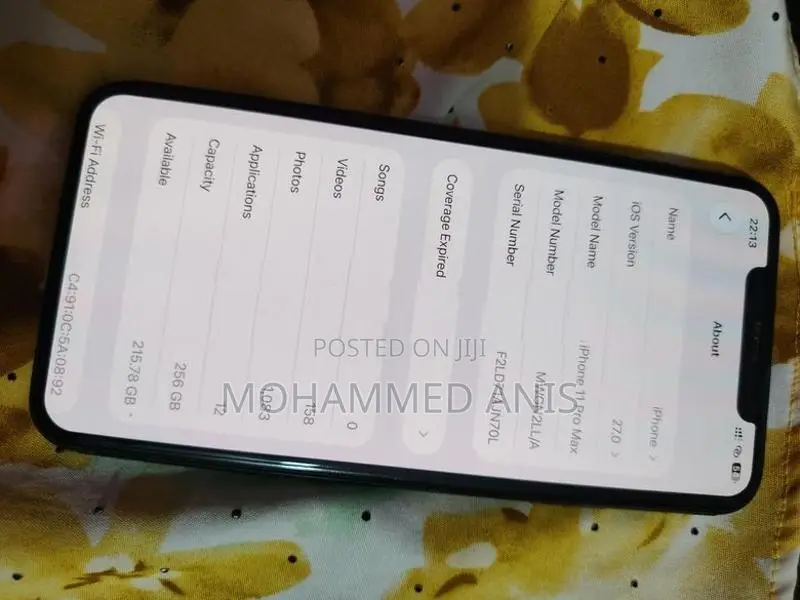 Apple iPhone 11 Pro Max 256GB (Used)