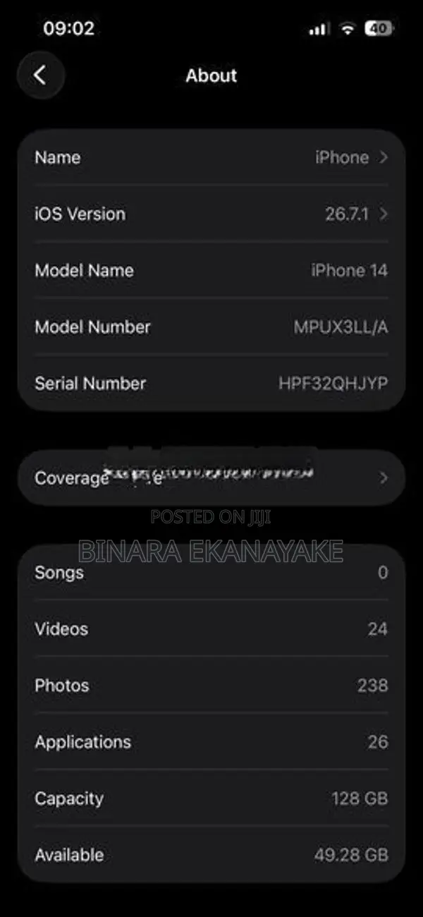 Apple iPhone 14 (Used)