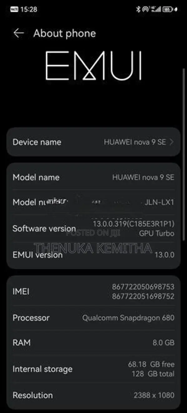 Huawei Nova 9 SE (Used)