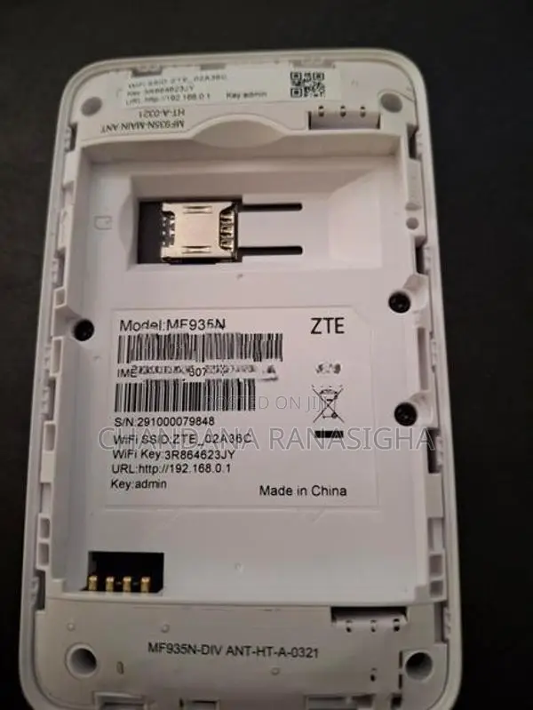 ZTE වර්ගයෙ පොකට් රවුටරයක්