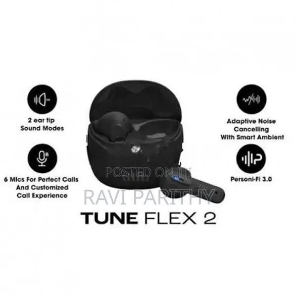 JBL Tune Flex 2 Tws - Wireless Earbuds (AirPods, Galaxy Buds)