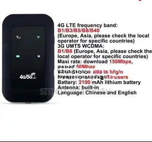 4G Mifi Pocket Router