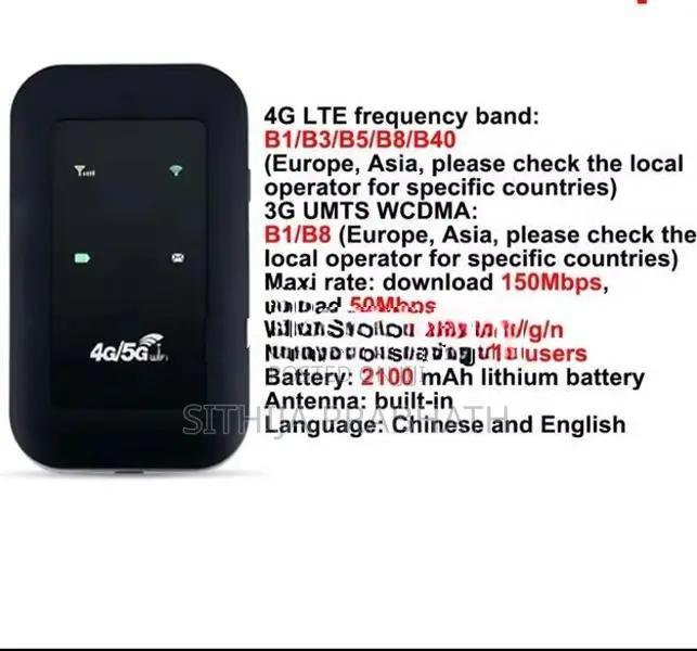 4G Mifi Pocket Router