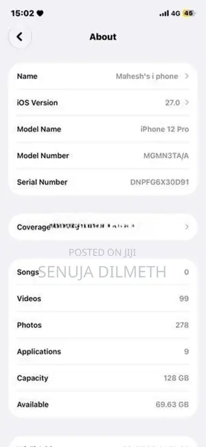 Apple iPhone 12 Pro (Used)