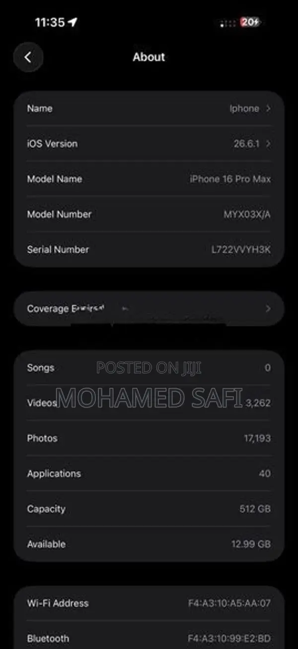Apple iPhone 16 Pro Max (Used)
